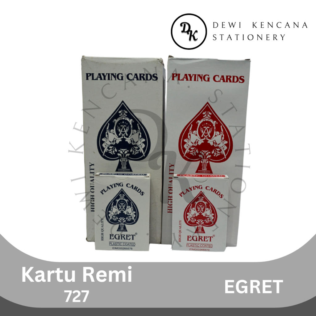 Kartu Remi Egret 727 1 Pak (12pcs)
