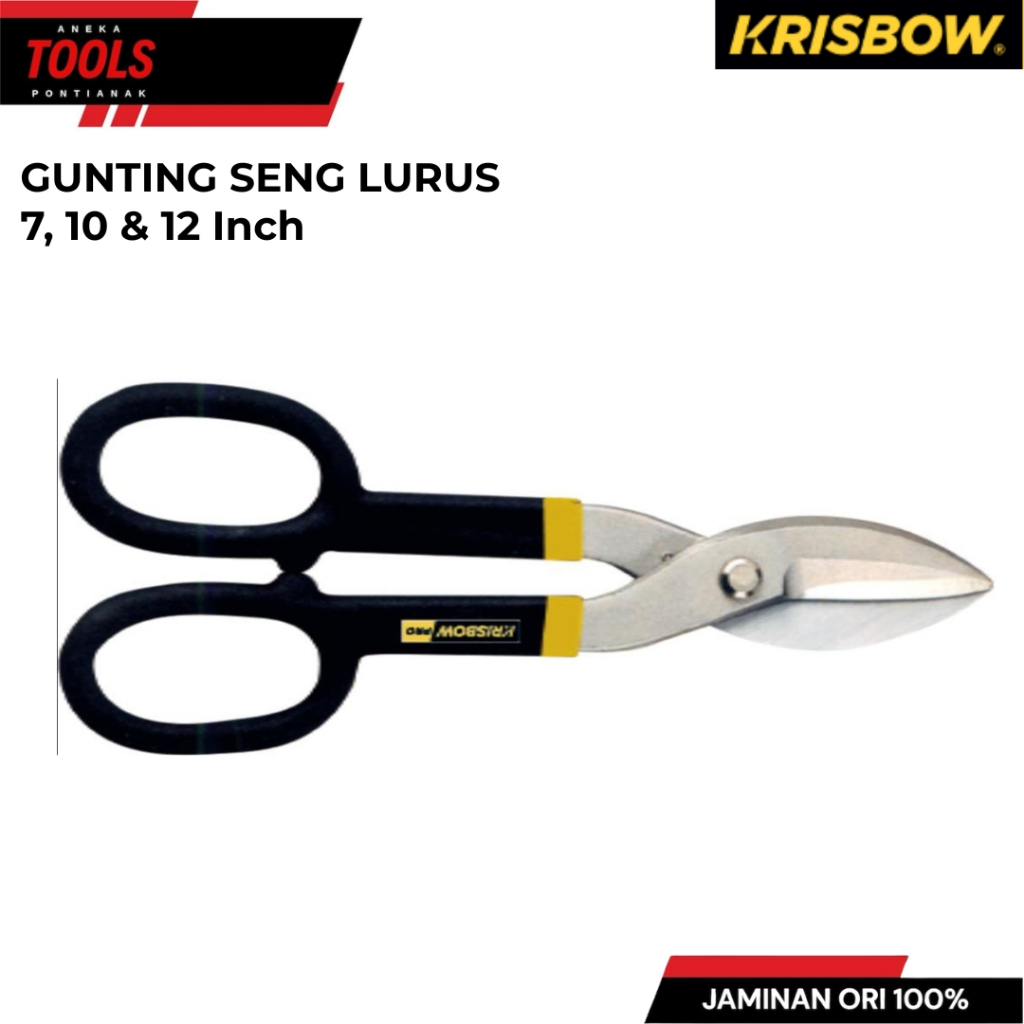 GUNTING SENG LURUS KRISBOW 7, 10 & 12Inch
