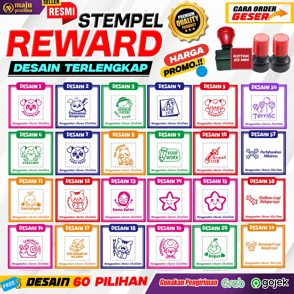 

1 PAKET STEMPEL PENILAIAN, REWARD, STEMPEL PENILAIAN TK, STEMPEL PENILAIAN PAUD MELAYANI CUSTOM