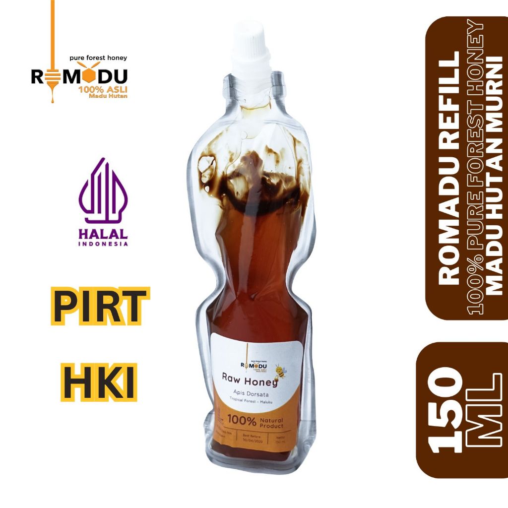 

Romadu Madu Hutan Murni Refill 150 ML