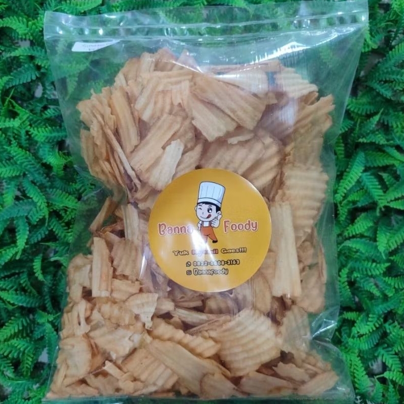 

KERIPIK SINGKONG KENTANG ISI 500 GRAM | BANNA FOODY