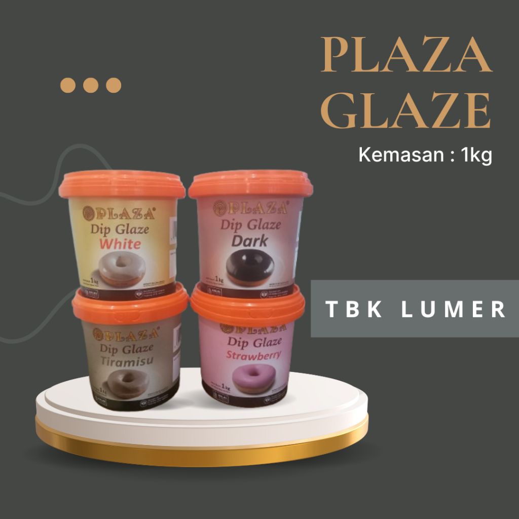 PLAZA GLAZE 1KG/GLAZE PASTA/COKLAT GLAZE/TOPPING GLAZE/TOPPING DONAT