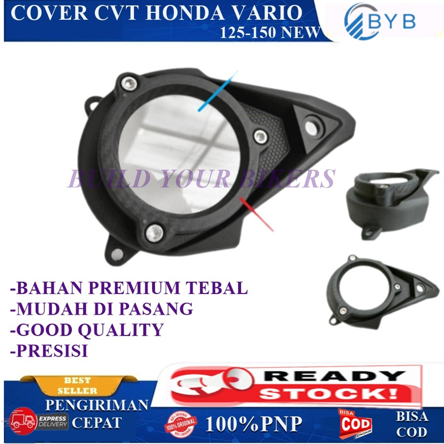 COVER CVT VARIO 125 150 NEW LED 2018 - 2024 TUTUP CVT VARIO 125 150