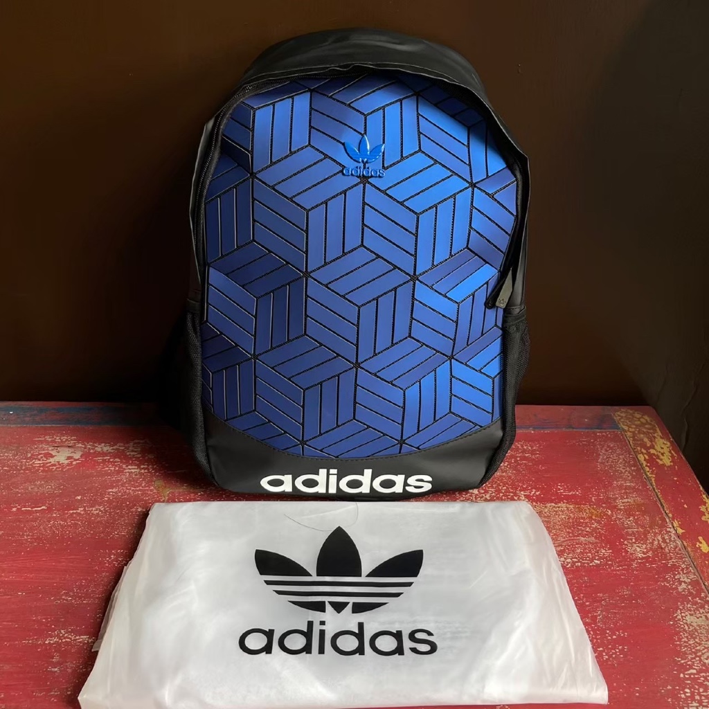TAS RANSEL ADIDAS ISSEY MIYAKE NEW PATTERN ORIGINAL BLUE BACKPACK / TAS RANSEL PRIA WANITA / TAS RAN