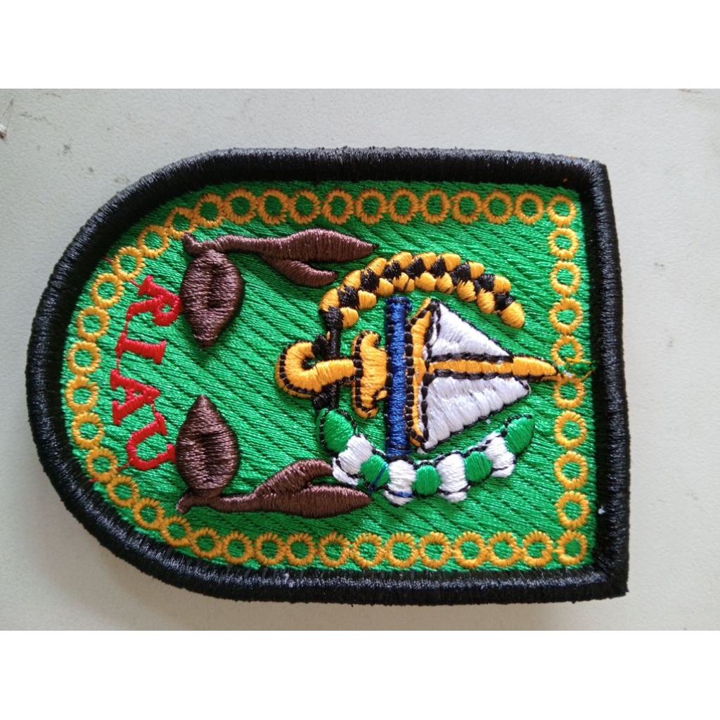 badge Pramuka bordir timbul exclusive