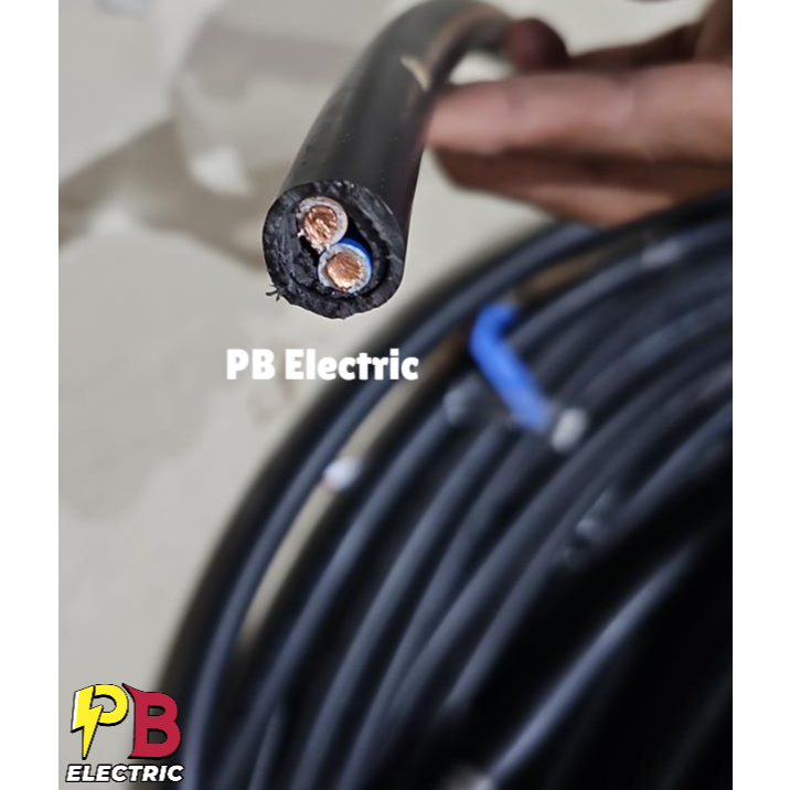 Kabel NYY 2 x 6 mm Merk 3 Besar / Kabel NYY 2x6mm Merk 3 Besar / NYY 2 x 6 mm Merk 3 Besar (Meteran)
