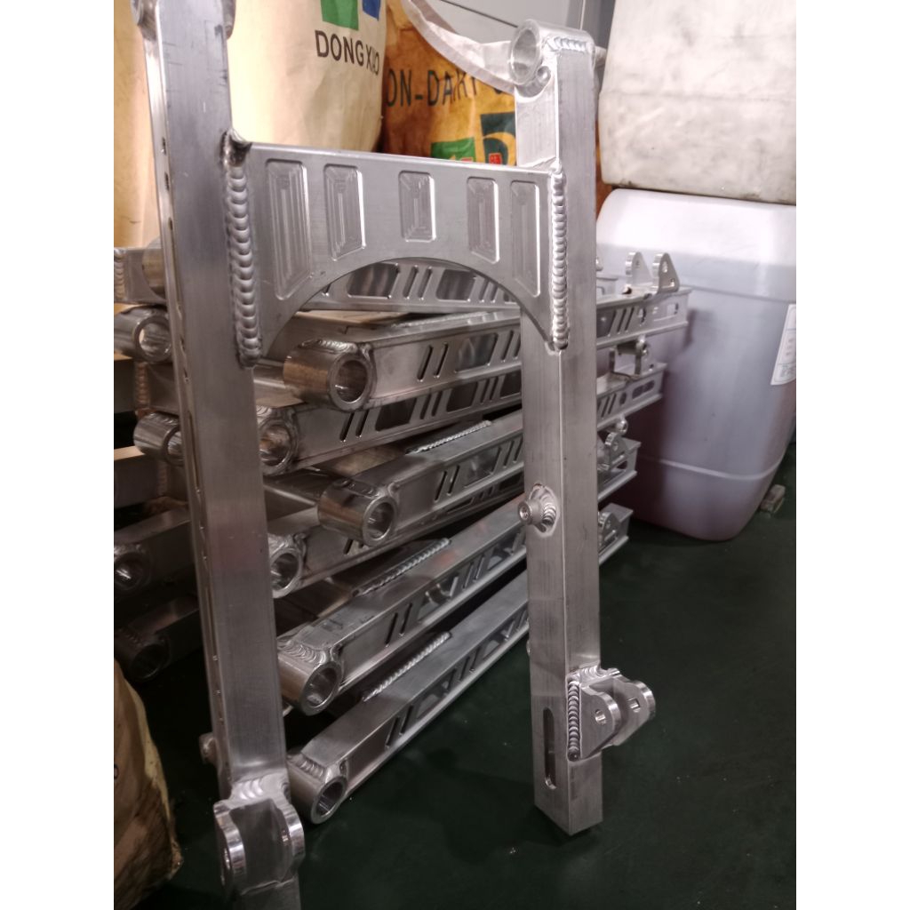 swing arm herex,gl, tiger pangang 50,55 cm double shock/mono shock almunium full by amorex shijiro