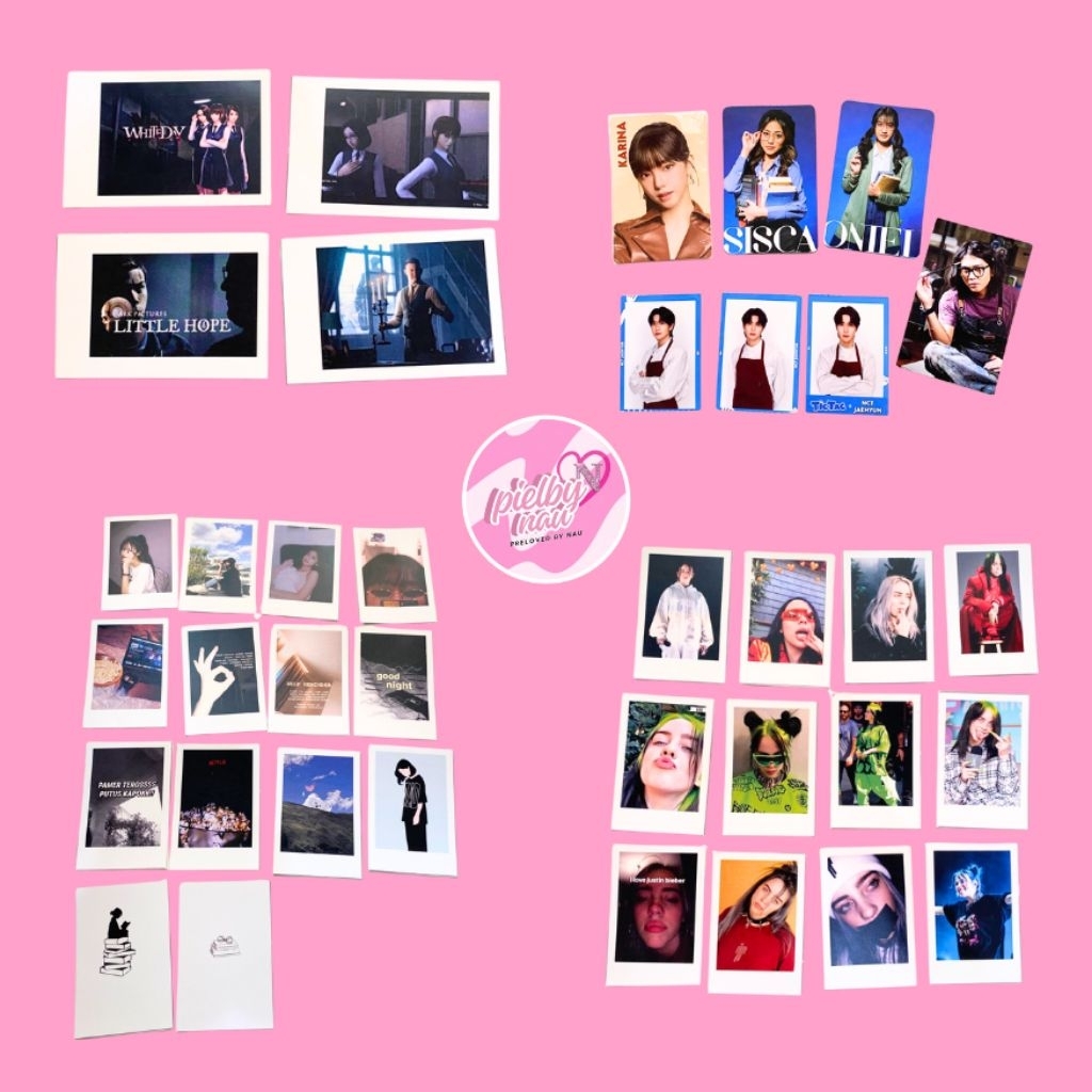 IDOL CARD (POLAROID) Billie, Karina, JKT48, Etc..