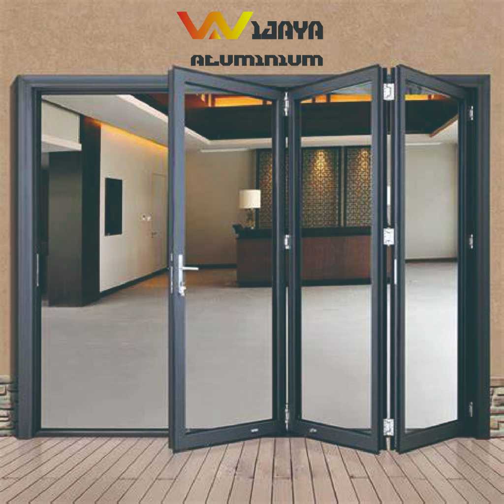 Pintu Aluminium Lipat Sliding BISA CUSTOM UKURAN