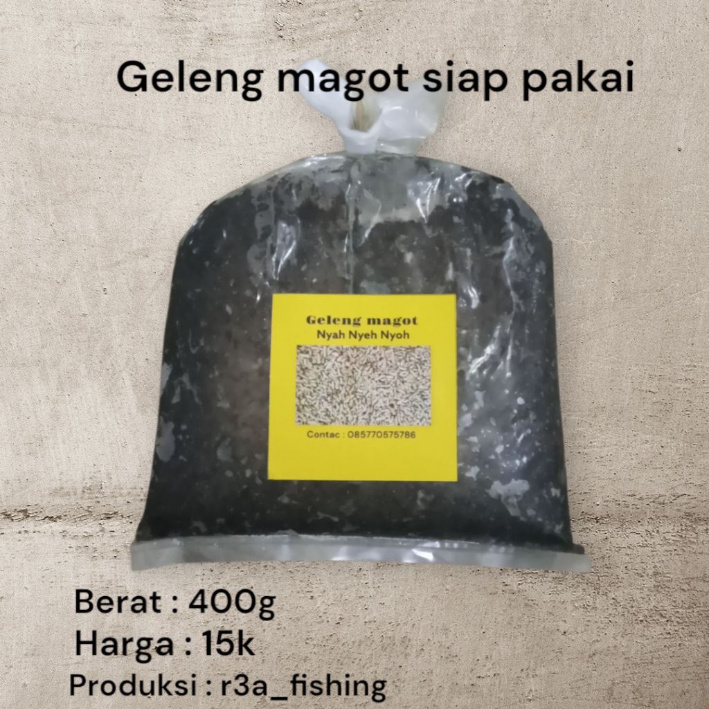 Geleng magot 'Nyah Nyeh Nyoh umpan galatama lele