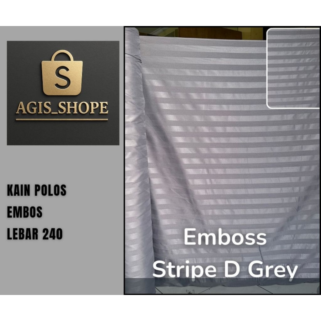 KAIN POLOS EMBOS, BAHAN SPREI, GORDEN