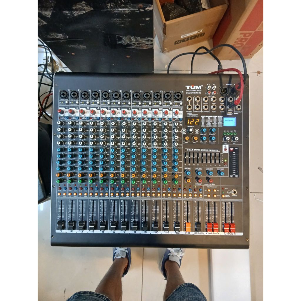 MIXER 12 Chanel Mixer Professional Audio Original
