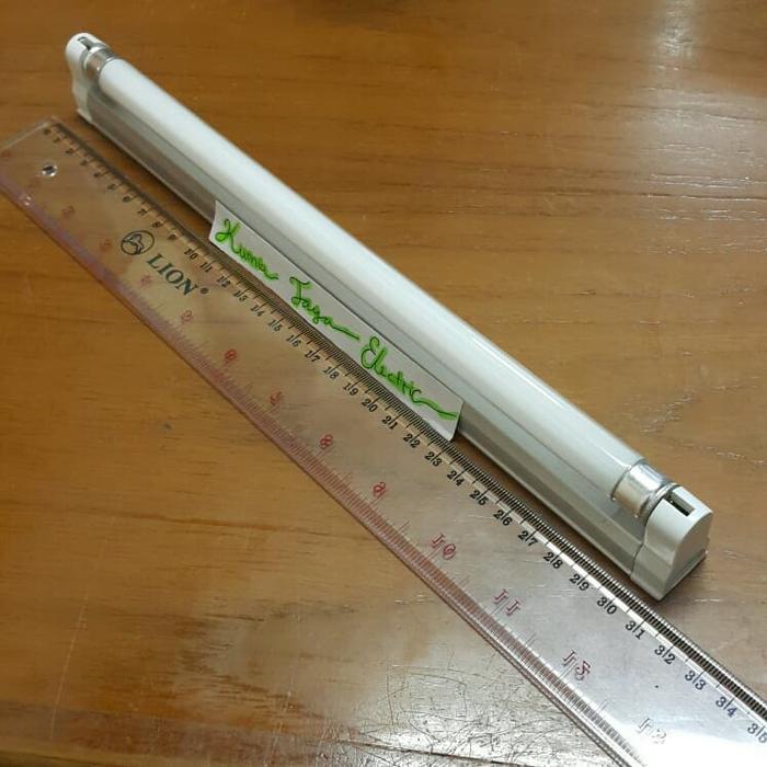 Lampu TL T5 8W Kuning Komplit Kap Neon Set