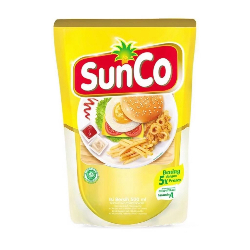 

minyak goreng sunco 5x lebih jernih 1L
