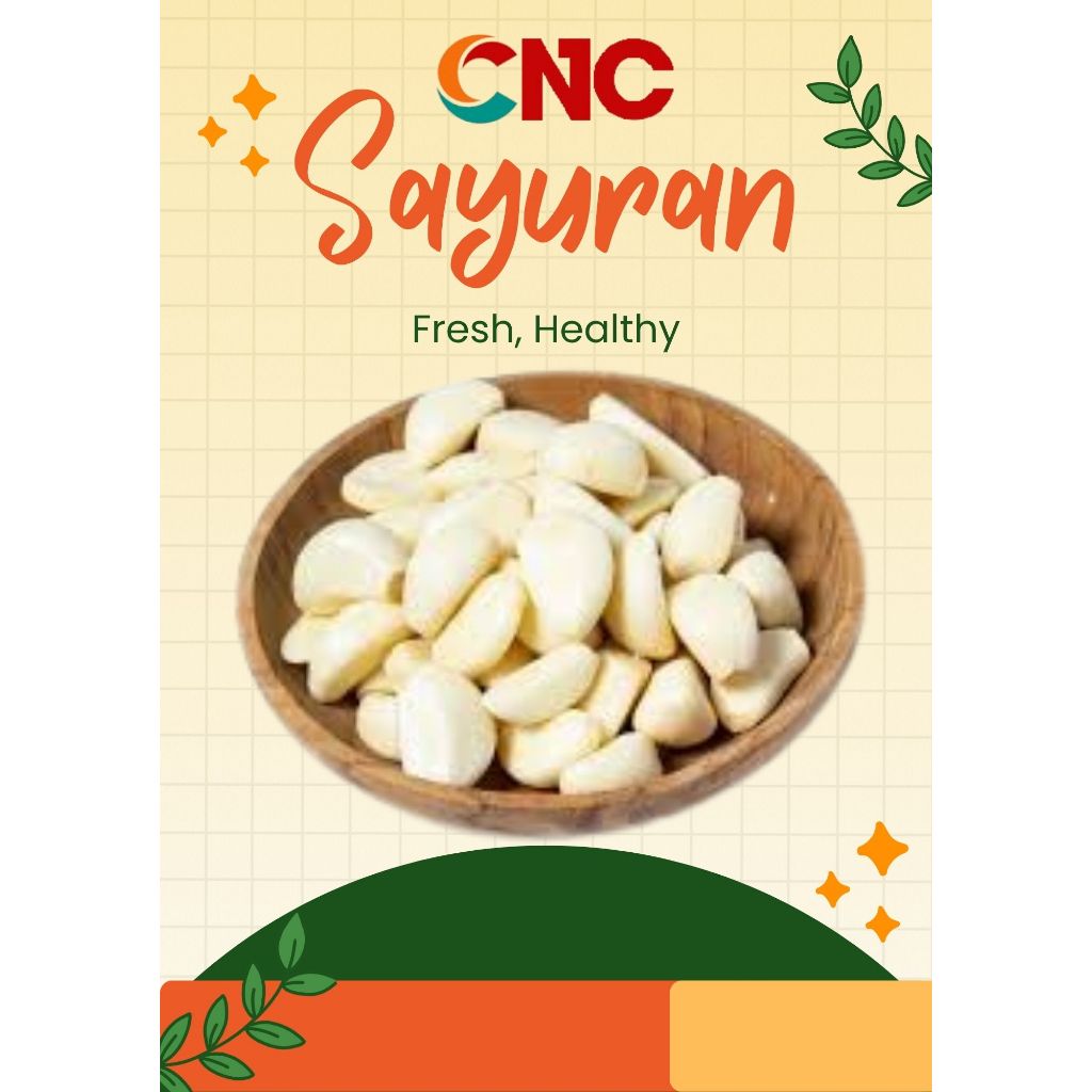 

BAWANG PUTIH KUPAS 250GR dan 1KG