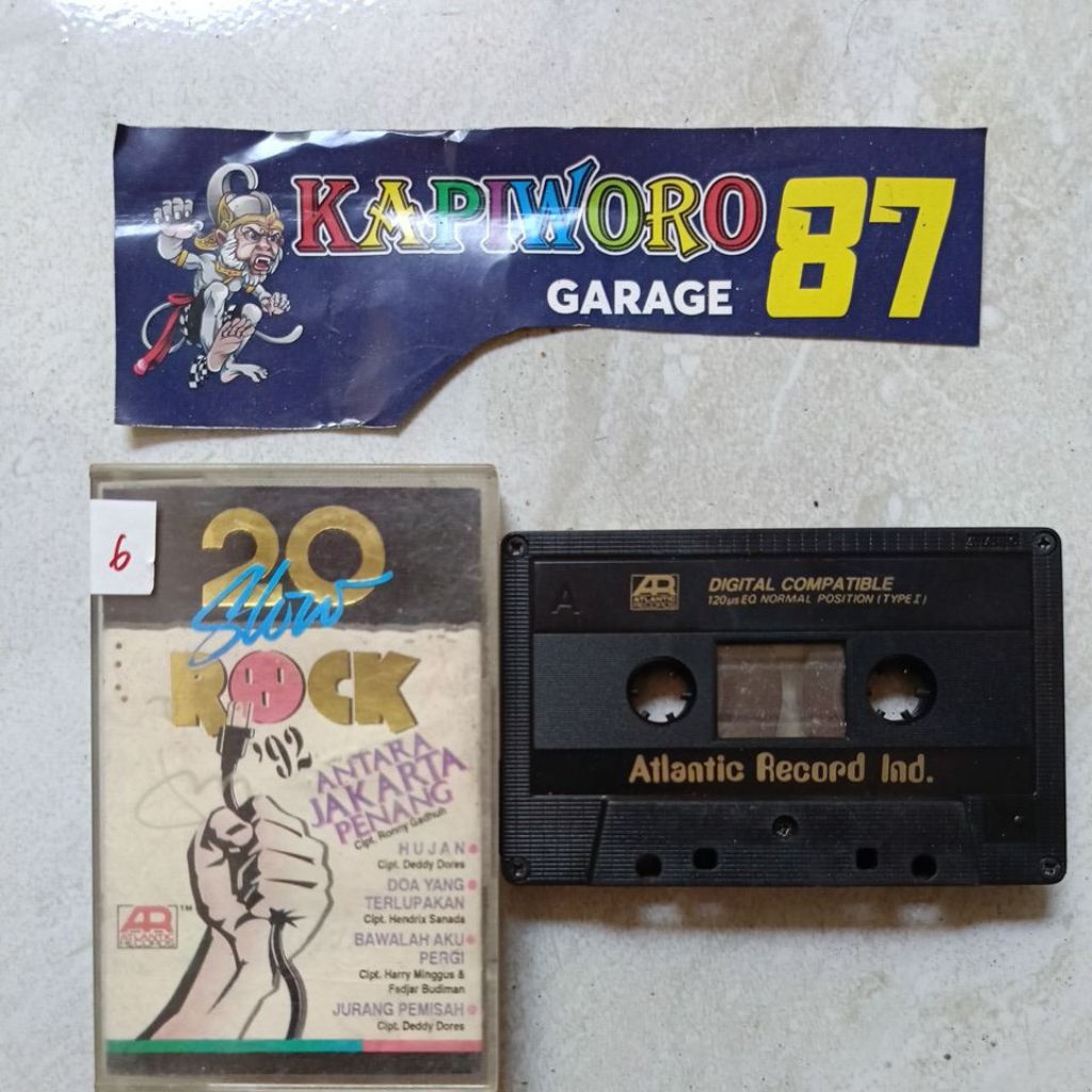 kaset pita 20 slow rock Antara Jakarta Penang