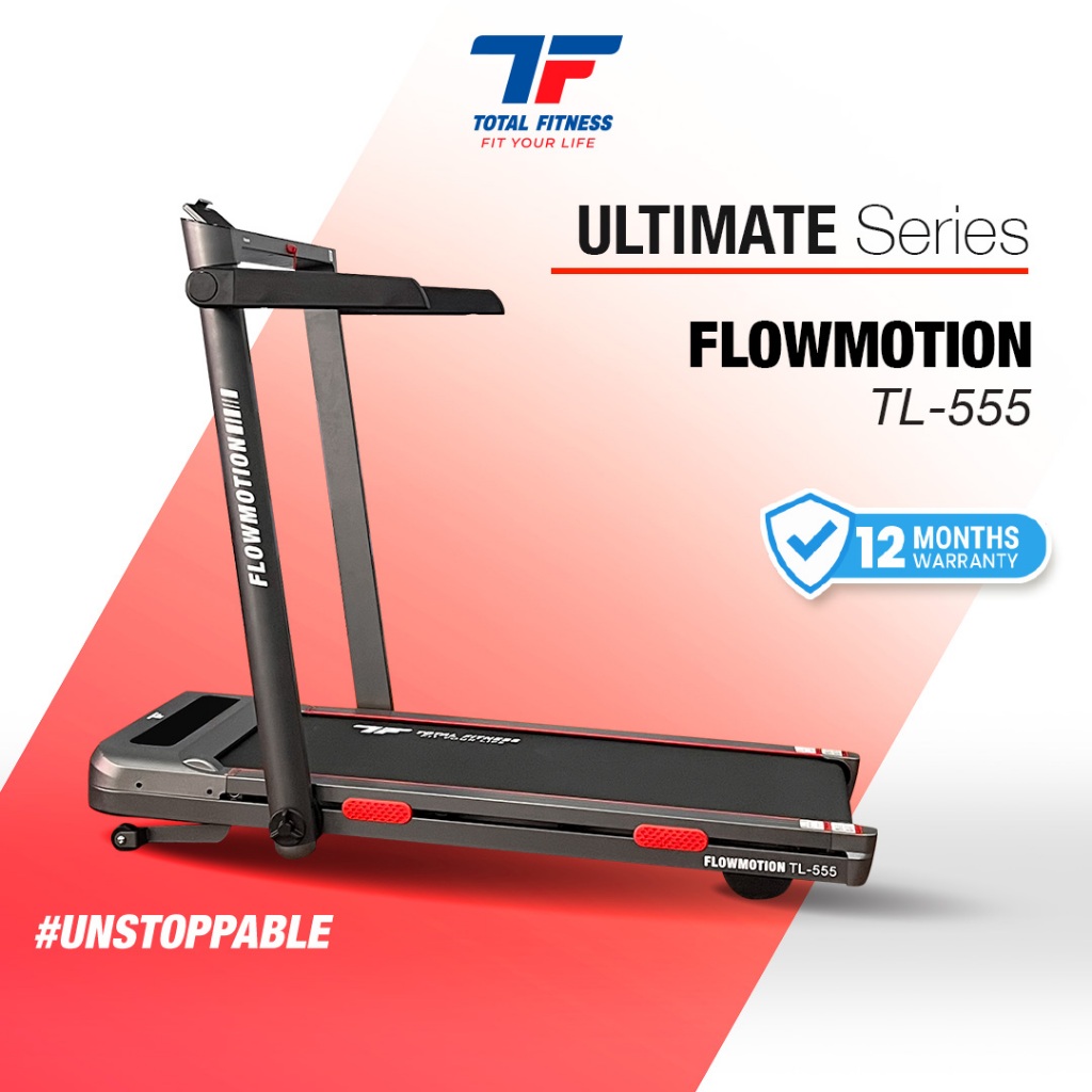 TOTAL FITNESS Walking Running Pad Treadmill Lipat Series