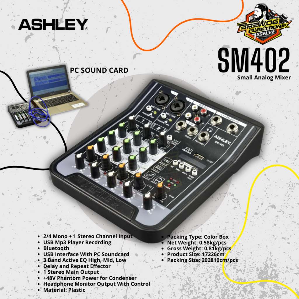 MIXER SM 402 ASHLEY