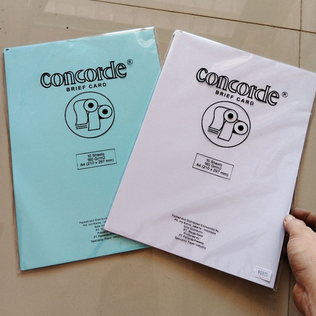 

1 Pak Kertas Concorde A4 Isi 10 Sheet / Kertas Sertifikat