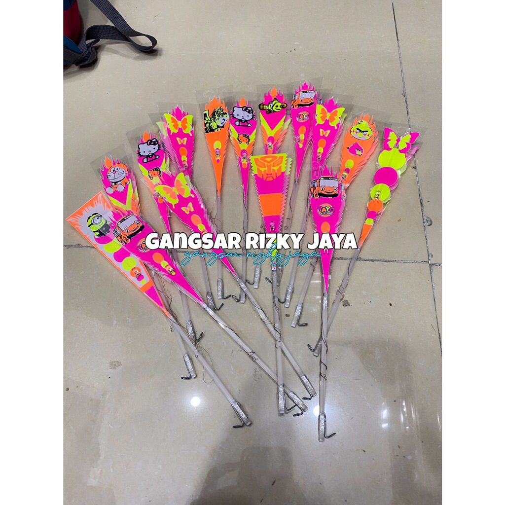 [GRJ] - (minim beli 20) KERANGKA KITIRAN PAKAI LAMPU KITIRAN APOLLO MIKA SABLON