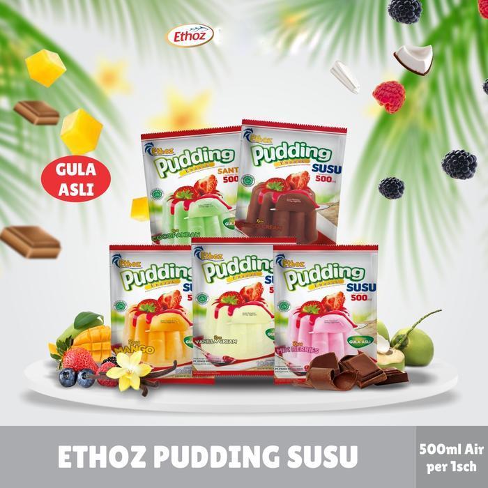 

Ethoz Pudding Susu 100gr - Pudding Instant Premix