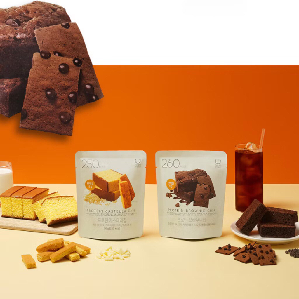 

Olive Young Delight Project Low Calorie DIET Protein Chips /Brownie/Castella