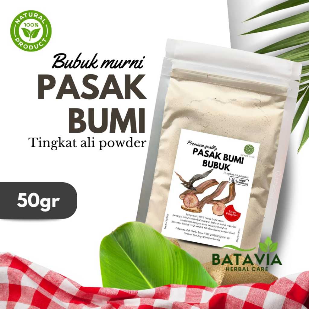 

Pasak Bumi Bubuk 50gr Tongkat Ali Premiun Herbs Time