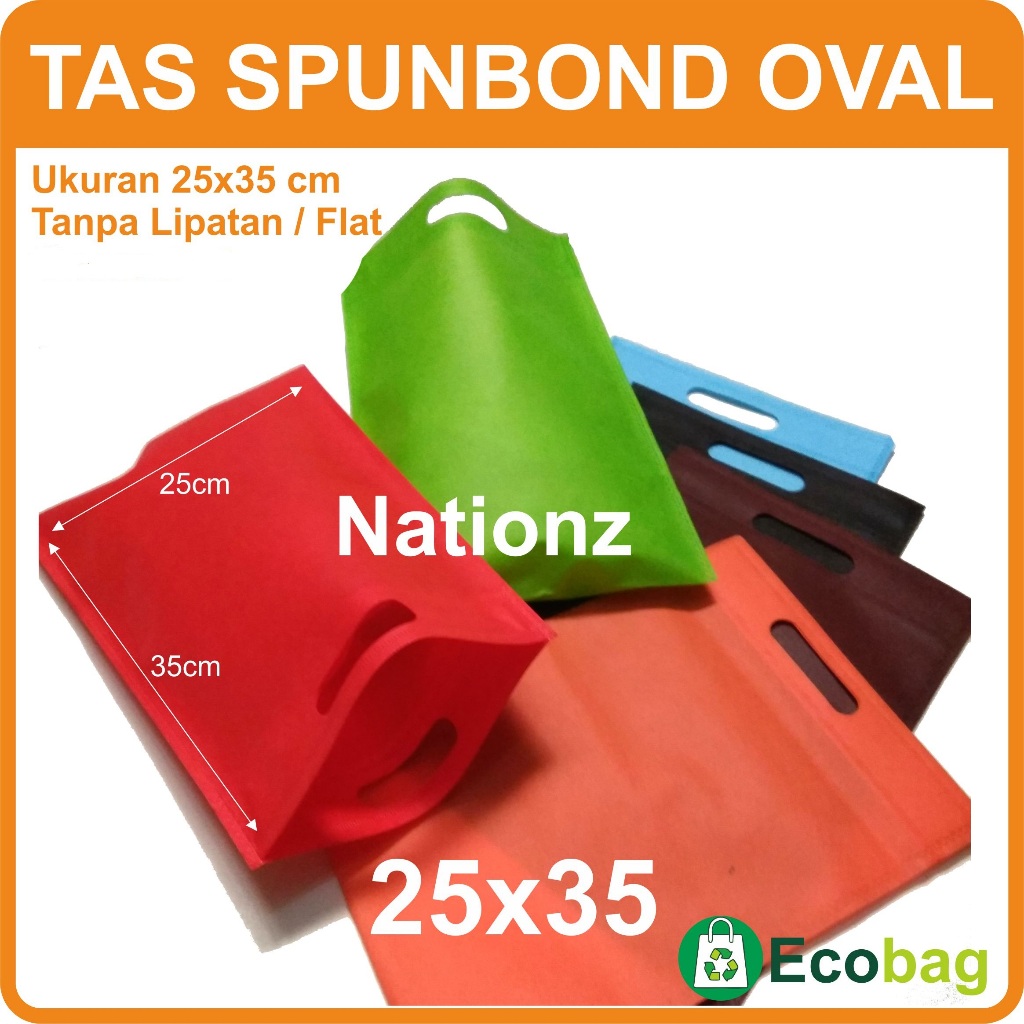 Tas 25x35 cm spunbond goodie bag