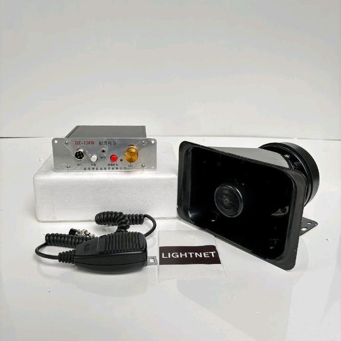 KLAKSON KAPAL 80W Marine Horn Toa + amplifier + mic Horn Kapal - Amplifier + Mic