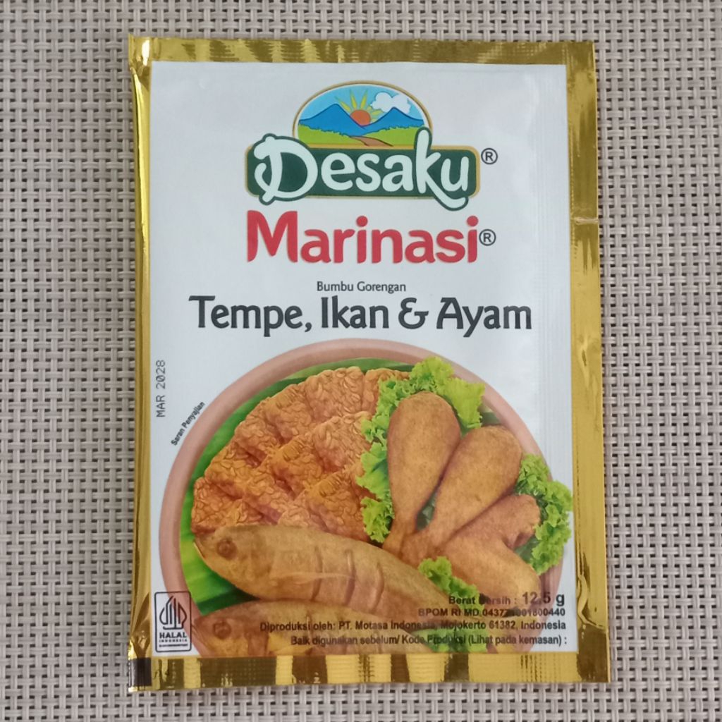 

Marinasi DESAKU Bumbu Gorengan Tempe , Ikan & Ayam 15 gr