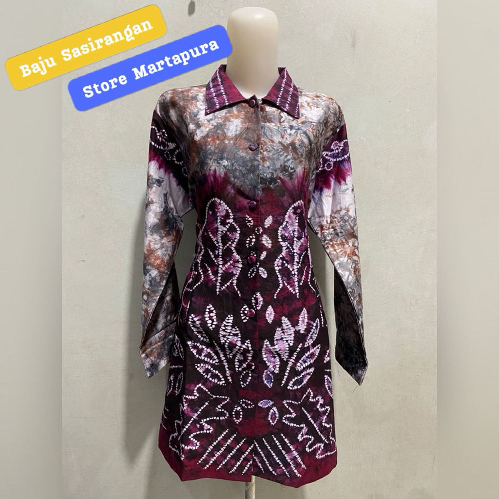 pre order sasirangan wanita model tunik