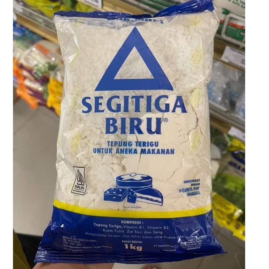 

Tepung Terigu Segitiga Biru 500gr & 1 kg