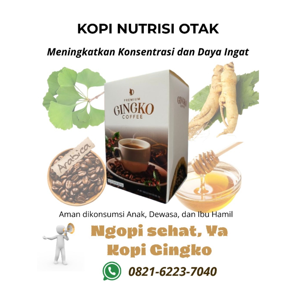 

GINGKO kopi nutrisi otak