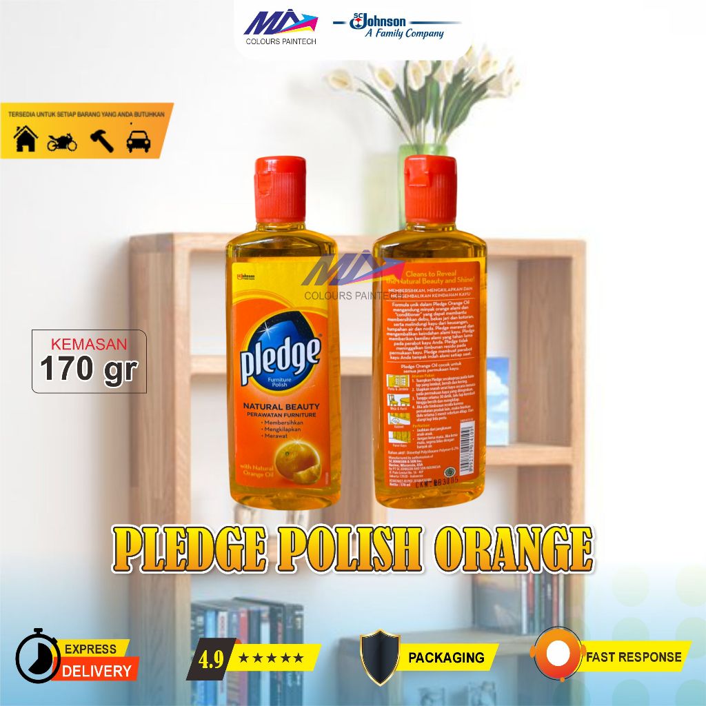 Cairan Pembersih Furniture Kayu Polish Pledge 170 ml / Pledge Pembersih Furniture