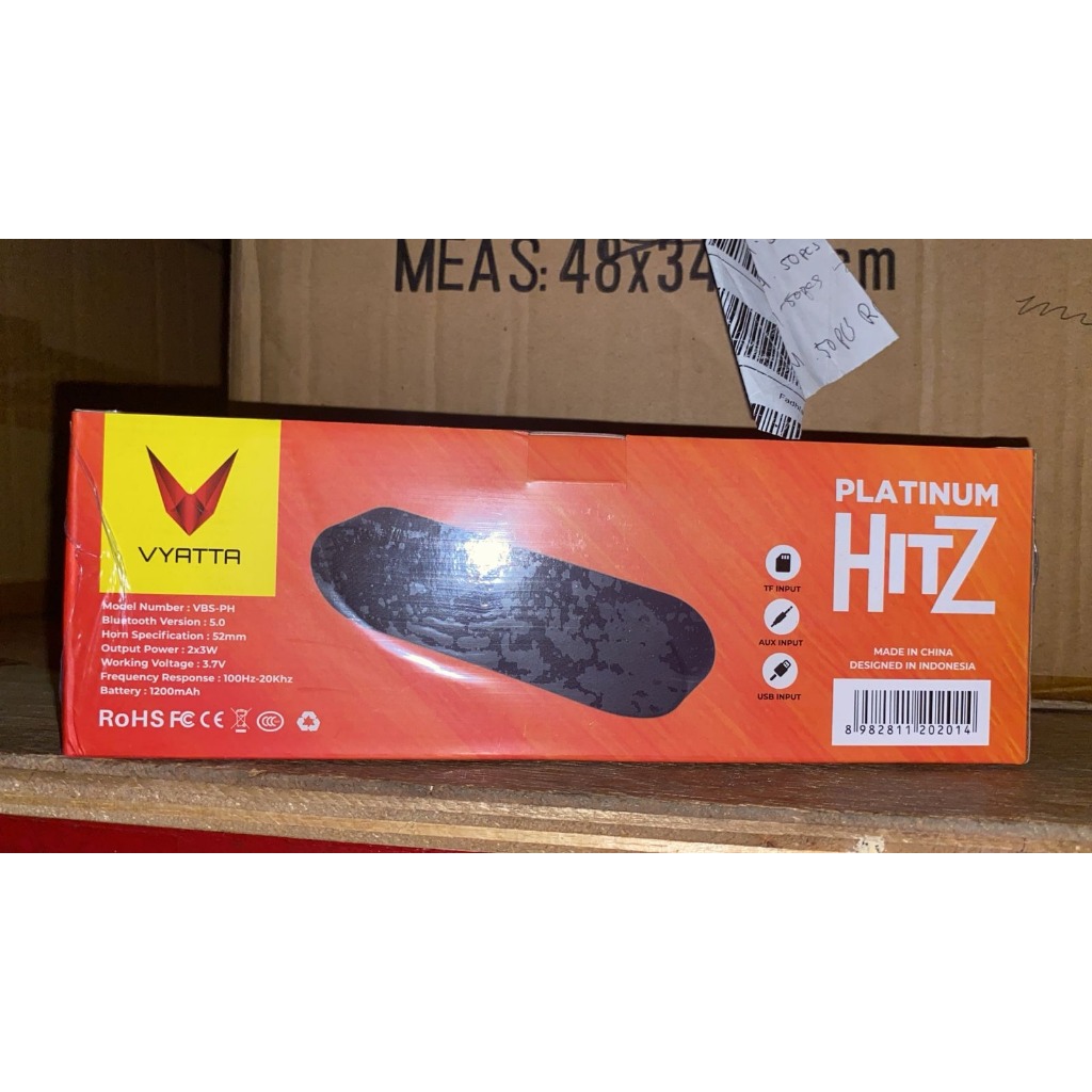 CUCI GUDANG VYATTA Platinum Hitz VS TWS Speaker - Black