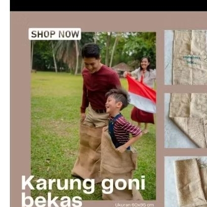 KARUNG GONI PROPERTI LOMBA BALAP KARUNG LOMBA AGUSTUSAN BAGOR LOMBA BALAPAN KARUNG BEKAS GONI ASLI B