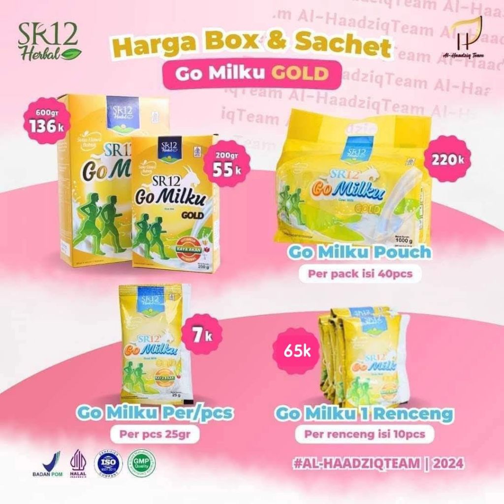 

Susu kambing Gomilku Gold SR12