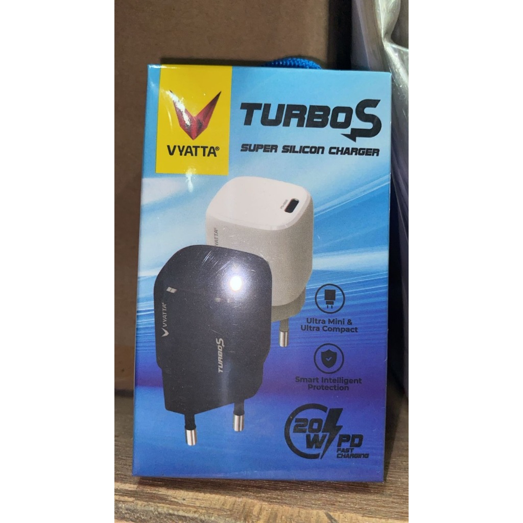 CUCI GUDANG VYATTA TURBO S VS CHARGER - BLACK