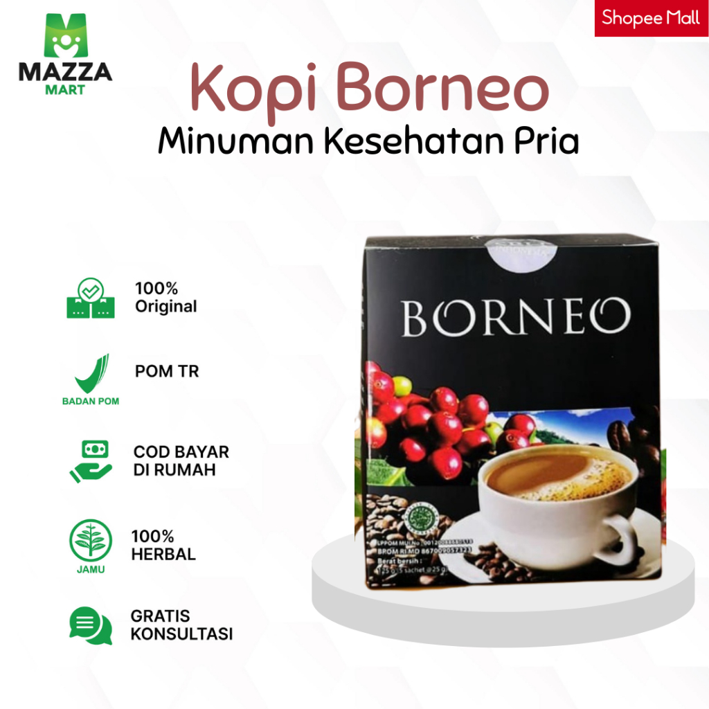 

Kopi Borneo Original Berizin BPOM