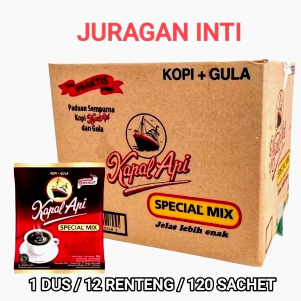 

Kopi Kapal Api Special Mix Kopi + Gula