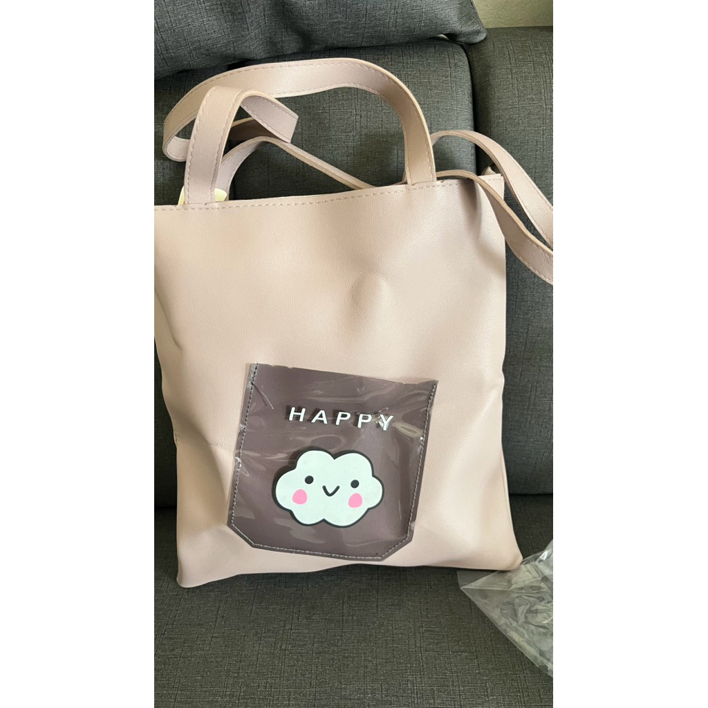 NEW ORI TAS TOTEBAG NICESO HAPPY AWAN CLOUD