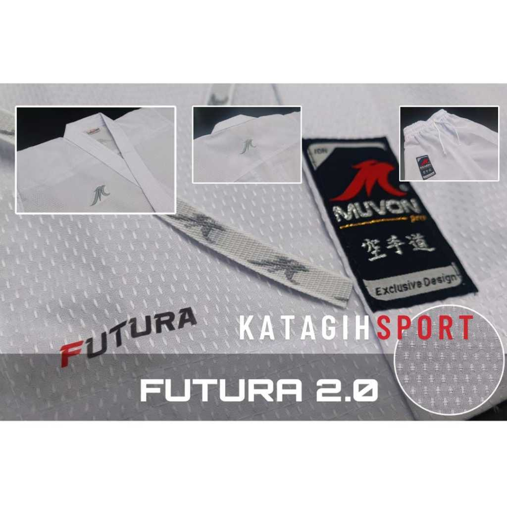 BAJU KARATE GI KUMITE MUVON FUTURA ORIGINAL / FUTURA MUVON