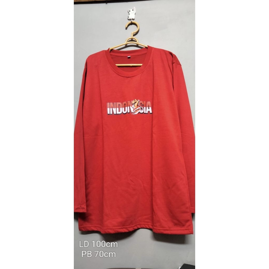 KAOS INDONESIA LENGAN PANJANG