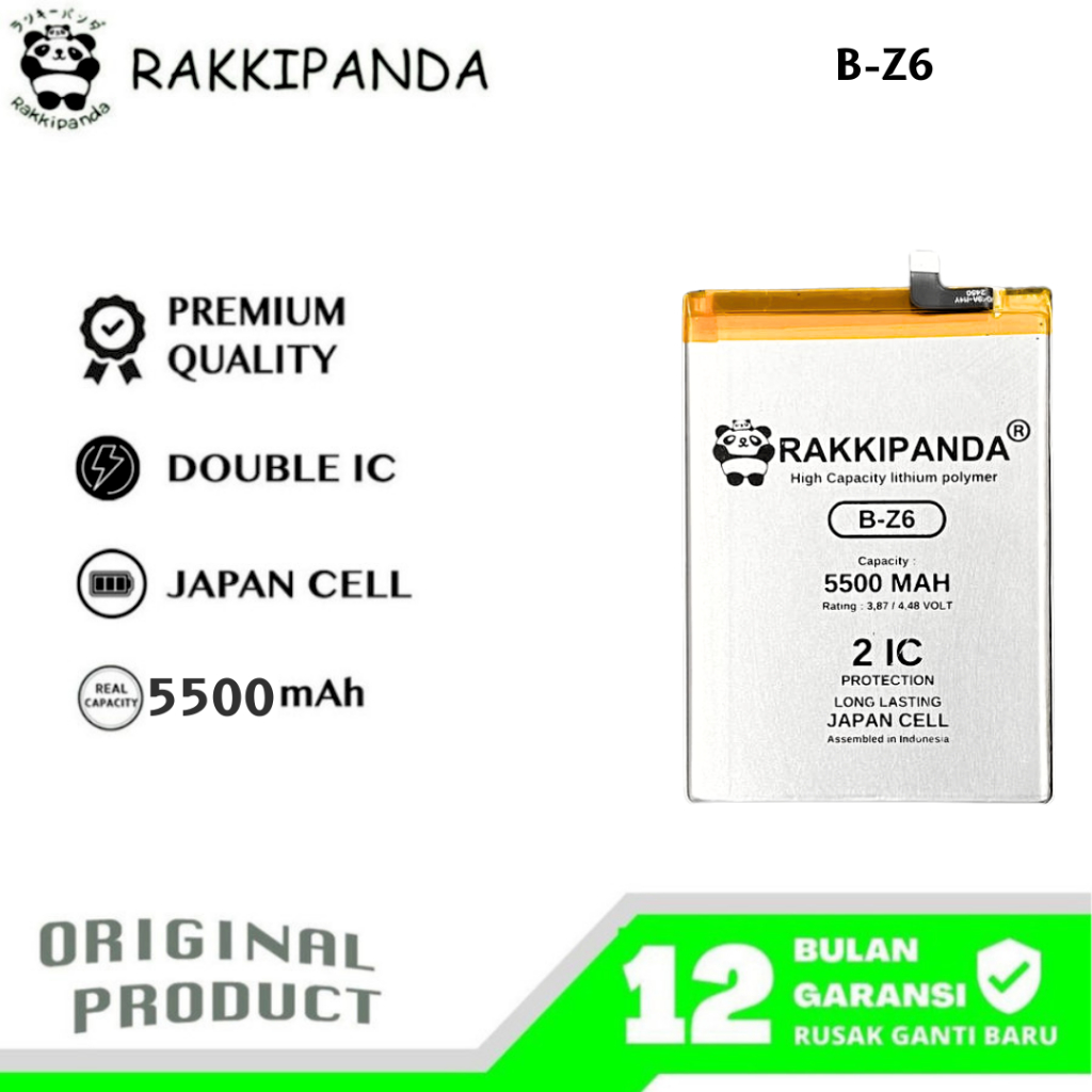 RakkiPanda - B-Z6 Vivo Y27 5G Batre Batrai Baterai
