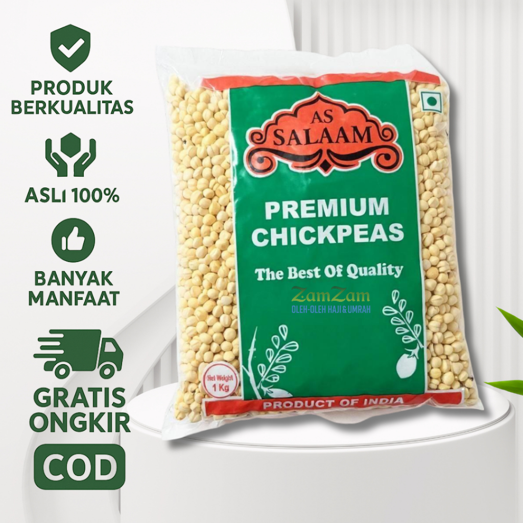 

KACANG ARAB ORIGINAL 500 Gr dan 1 Kg Kacang Arab Renyah Fresh Oleh Oleh Haji dan Umroh Gratis Dus