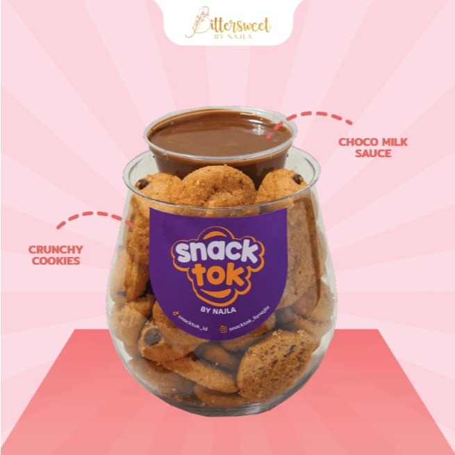 

Bittersweet by Najla Snacktok Full Cookies Choco Milk