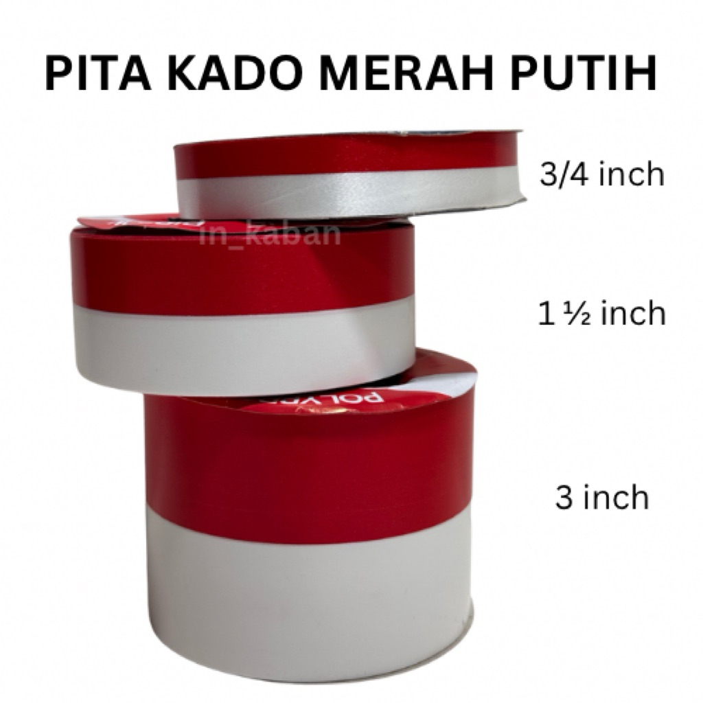 

PITA KADO MERAH PUTIH BENDERA PER ROL