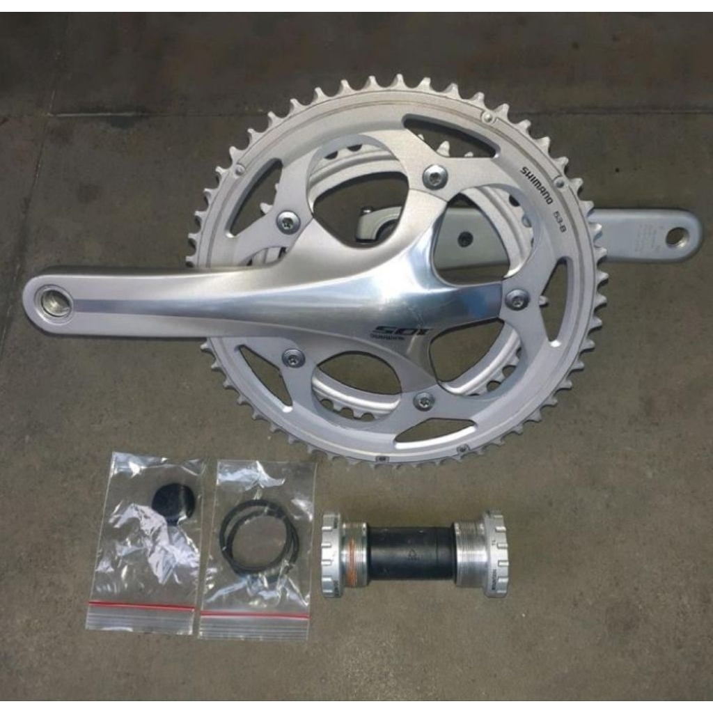 Crankset Vintage Shimano 105 FC-5700 bukan deore alivio xt