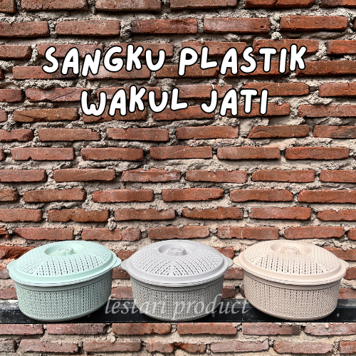 (6PCS) WAKUL JATI 10 & 12 | SANGKU TUTUP | SANGKU PRASMANAN | SANGKU HAJATAN MURAH | SANGKU TEBAL | 