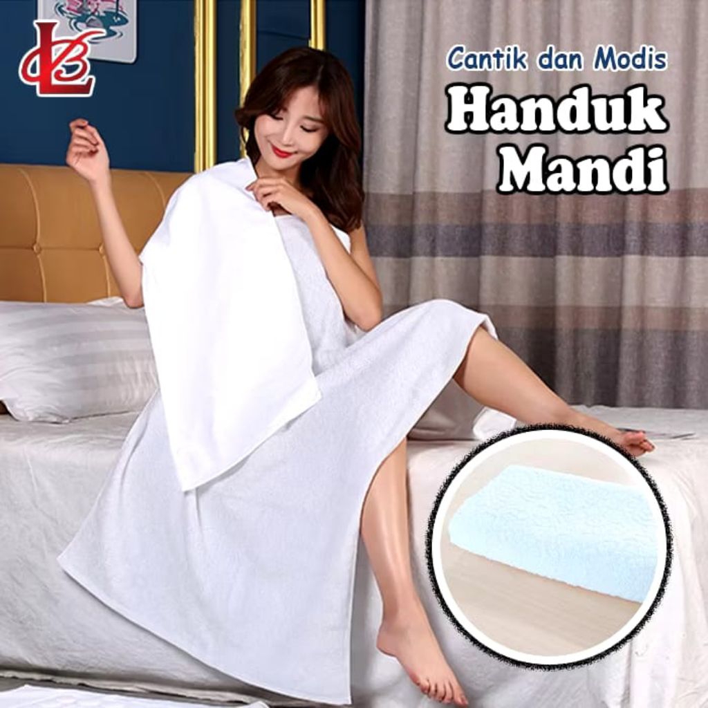 Handuk Polos Putih Handuk Dewasa Handuk Mandi